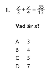 XYZ-uppgift 1 ur provhäftet