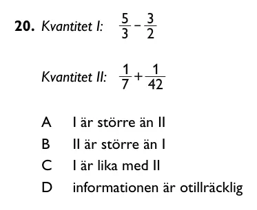 KVA-uppgift 20 ur provhäftet