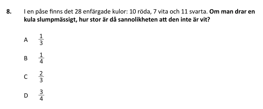 XYZ-uppgift 8 ur provhäftet